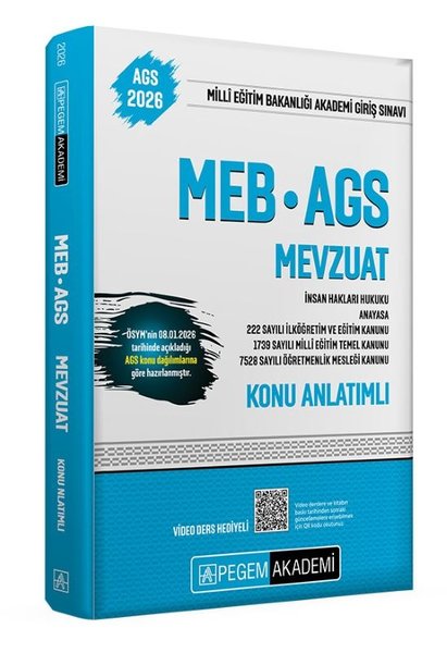 2026 MEB - AGS Konu Anlatımlı Mevzuat