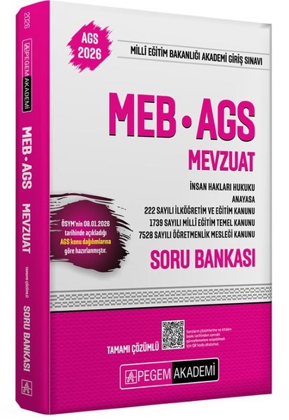 2026 MEB - AGS Soru Bankası Tamamı Çözümlü Mevzuat