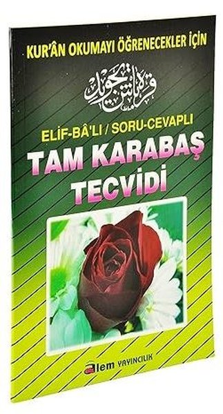 Elif-Ba'lı - Soru-Cevaplı Tam Karabaş Tecvidi (Büyük Boy)