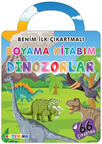 Benim İlk Çıkartmalı Boyama Kitabım - Dinozorlar