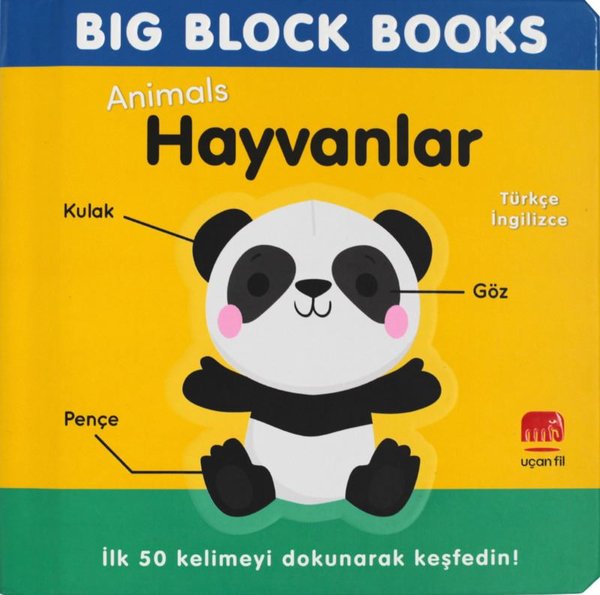 Hayvanlar (Animals) Big Block Books Türkçe - İngilizce