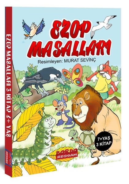 Ezop Masalları Resimli Okumayı Öğrendim Serisi Seti - 3 Kitap Takım