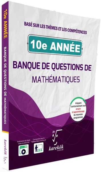 10E Annee Banque De Questions De Mathematıques