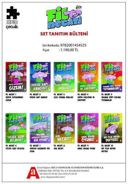 Fil Necati Seti - 10 Kitap Takım