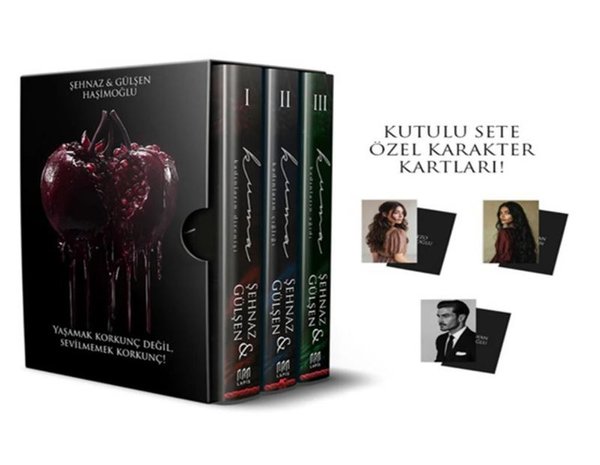 Kuma Seti - 3 Kitap Takım - Özel Kartları İle Kutulu