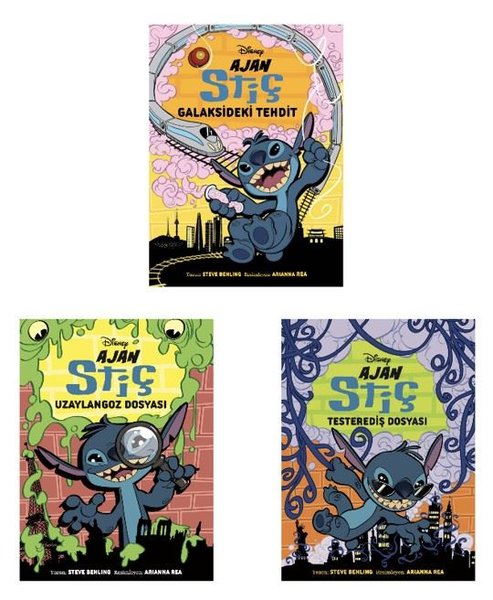 Disney Ajan Stiç - Maceraları Seti - 3 Kitap Takım