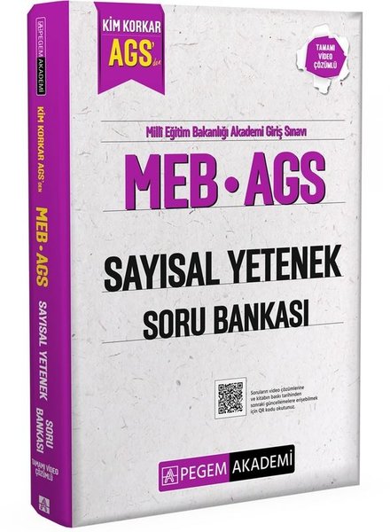 MEB AGS Kim Korkar Sayısal Yetenek Soru Bankası Tamamı Çözümlü