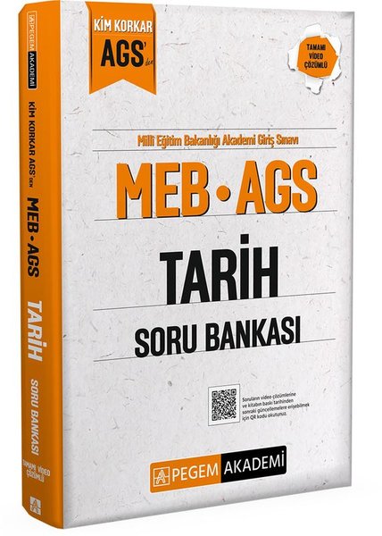 MEB AGS Kim Korkar Tarih Soru Bankası Tamamı Çözümlü