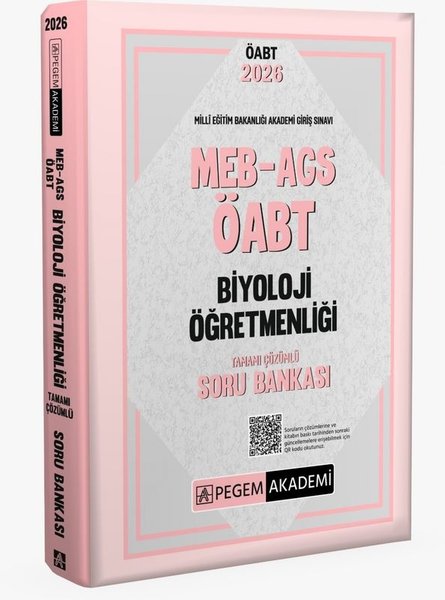 2026 MEB AGS ÖABT Biyoloji Öğretmenliği Tamamı Çözümlü Soru Bankası