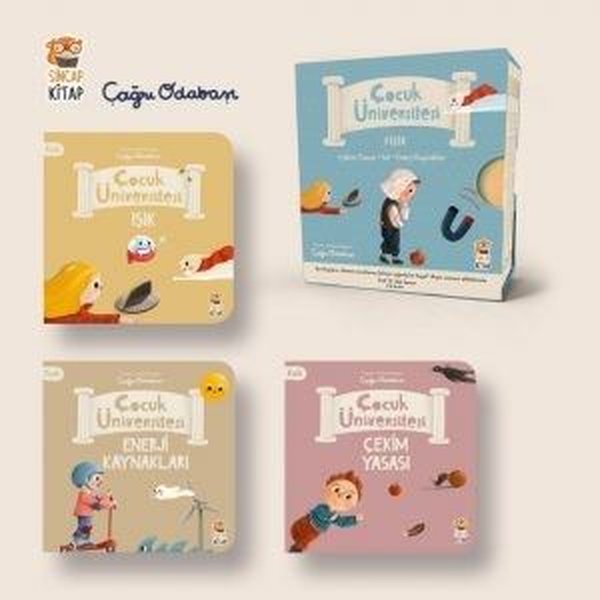 Çocuk Üniversitesi - Fizik Seti - 3 Kitap Takım