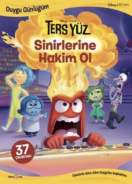 Disney Pixar Ters Yüz - Sinirlerine Hakim Ol - Duygu Günlüğüm - 37 Çıkartma!
