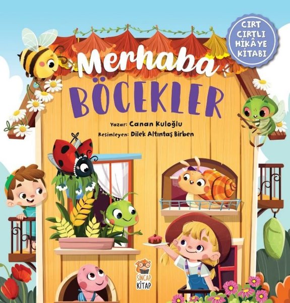 Merhaba Böcekler - Cırt Cırtlı Hikaye Kitabı