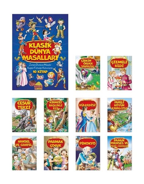 Klasik Dünya Masalları Seti - 10 Kitap Takım