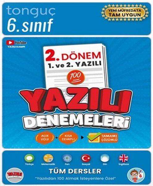 6. Sınıf Yazılı Denemeleri 2. Dönem 1 ve 2. Yazılı