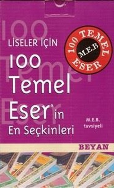 Liseler İçin 100 Temel Eser  Seti - 5 Kitap Takım