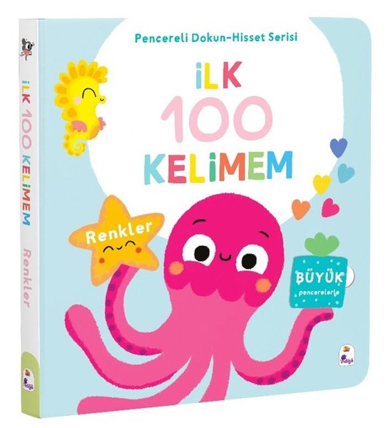 İlk 100 Kelimem - Renkler - Pencereli Dokun - Hisset Serisi