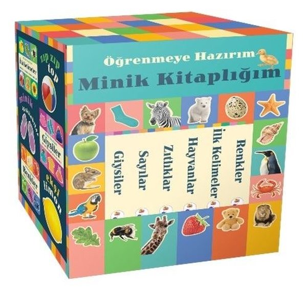 Minik Kitaplığım - Öğrenmeye Hazırım Seti - 6 Kitap Takım Kutulu