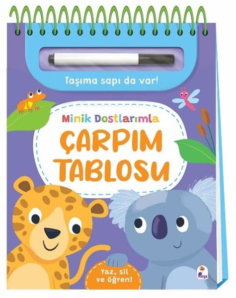 Minik Dostlarımla Çarpım Tablosu - Yaz Sil ve Öğren