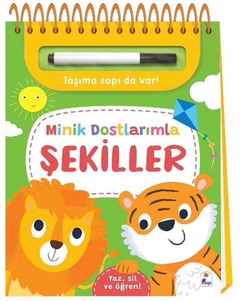 Minik Dostlarımla Şekiller - Yaz Sil ve Öğren