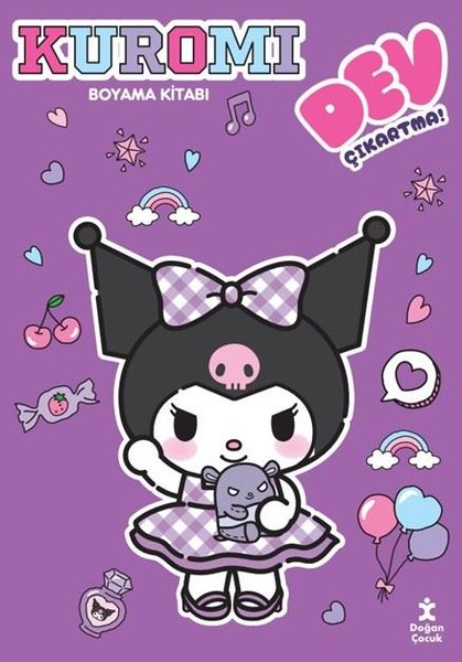 Kuromi - Dev Çıkartmalı Boyama Kitabı