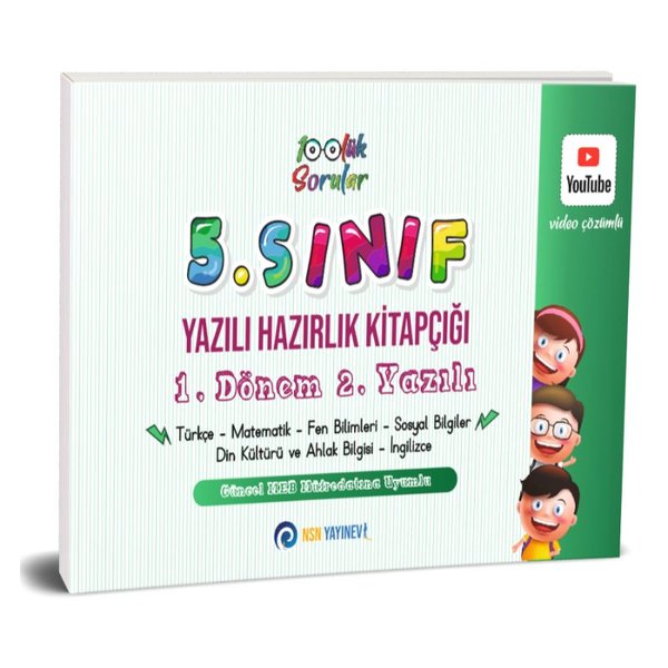 5. Sınıf Yazılı Hazırlık Kitapçığı  1. Dönem 2. Yazılı