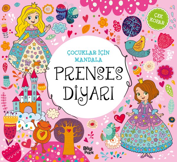 Prenses Diyarı - Çocuklar İçin Mandala - Çek Kopar