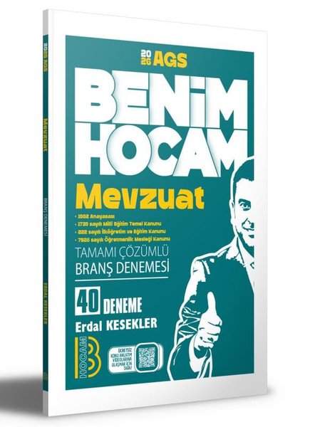 2026 AGS Mevzuat Tamamı Çözümlü 40 Branş Deneme