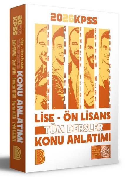 2026 KPSS Lise  -  Ön Lisans Tüm Dersler Konu Anlatımı