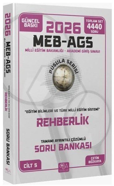2026 MEB - AGS Eğitim Bilimleri Rehberlik Soru Bankası Çözümlü Pusula Serisi