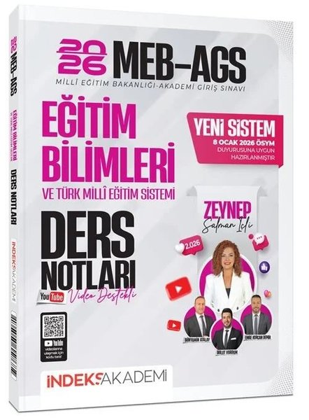 2026 MEB - AGS Eğitim Bilimleri ve Türk Milli Eğitim Sistemi Video Ders Notları