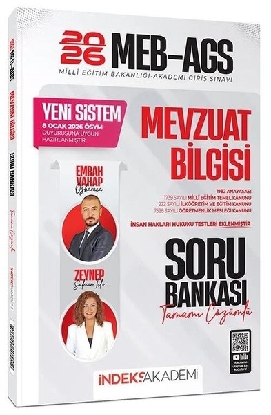2026 MEB - AGS Mevzuat Bilgisi Soru Bankası Çözümlü