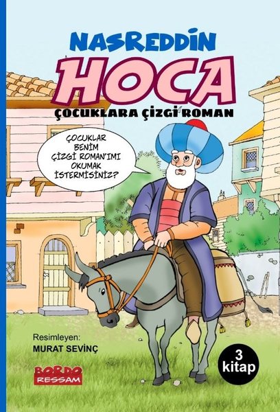 Nasreddin Hoca Çocuklara Çizgi Roman Serisi Seti - 3 Kitap Takım