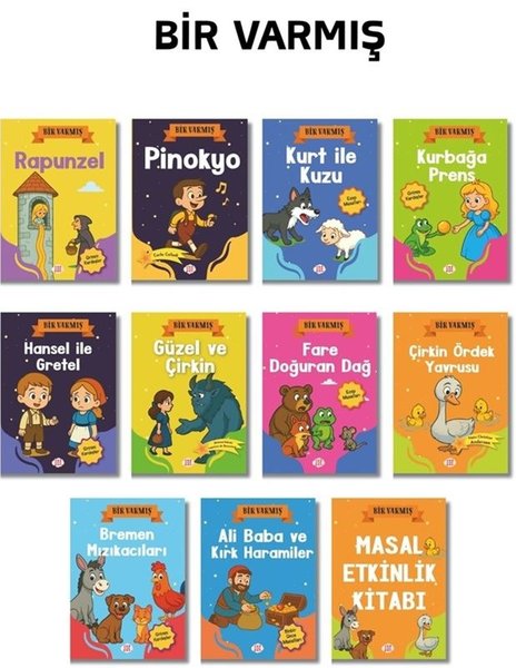 Bir Varmış Serisi Seti - 10 Kitap + 1 Aktivite Takım