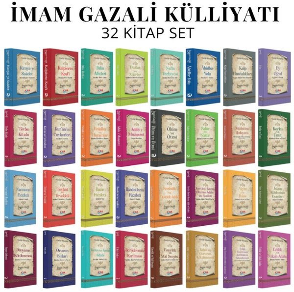 İmam Gazali Külliyatı Maneviyat ve Arınma Seti - 32 Kitap Takım