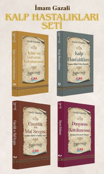 İmam Gazali Kalp Hastalıkları Seti - 4 Kitap Takım