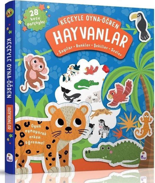 Hayvanlar - Keçeyle Oyna - Öğren
