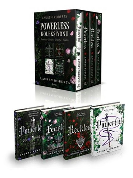 Powerless - Powerful - Fearless - Reckless Tüm Kitaplar Seti - 4 Kitap Takım