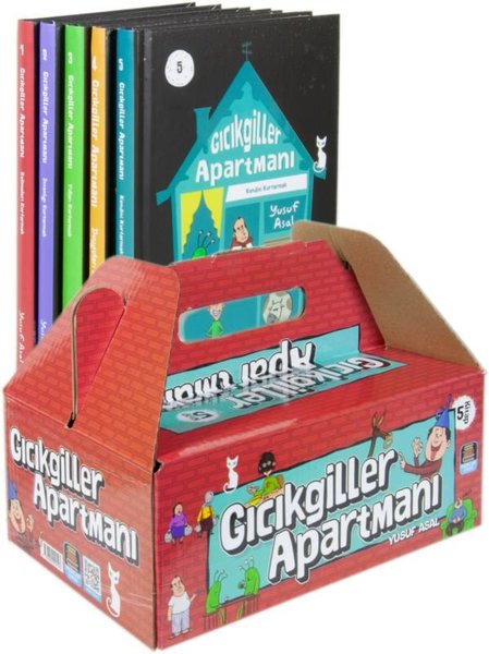 Gıcıkgiller Apartmanı Serisi Seti - 5 Kitap Takım- Kutulu